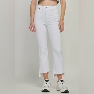 Hidden Happi Clean Step Hem Cropped Flare Jean